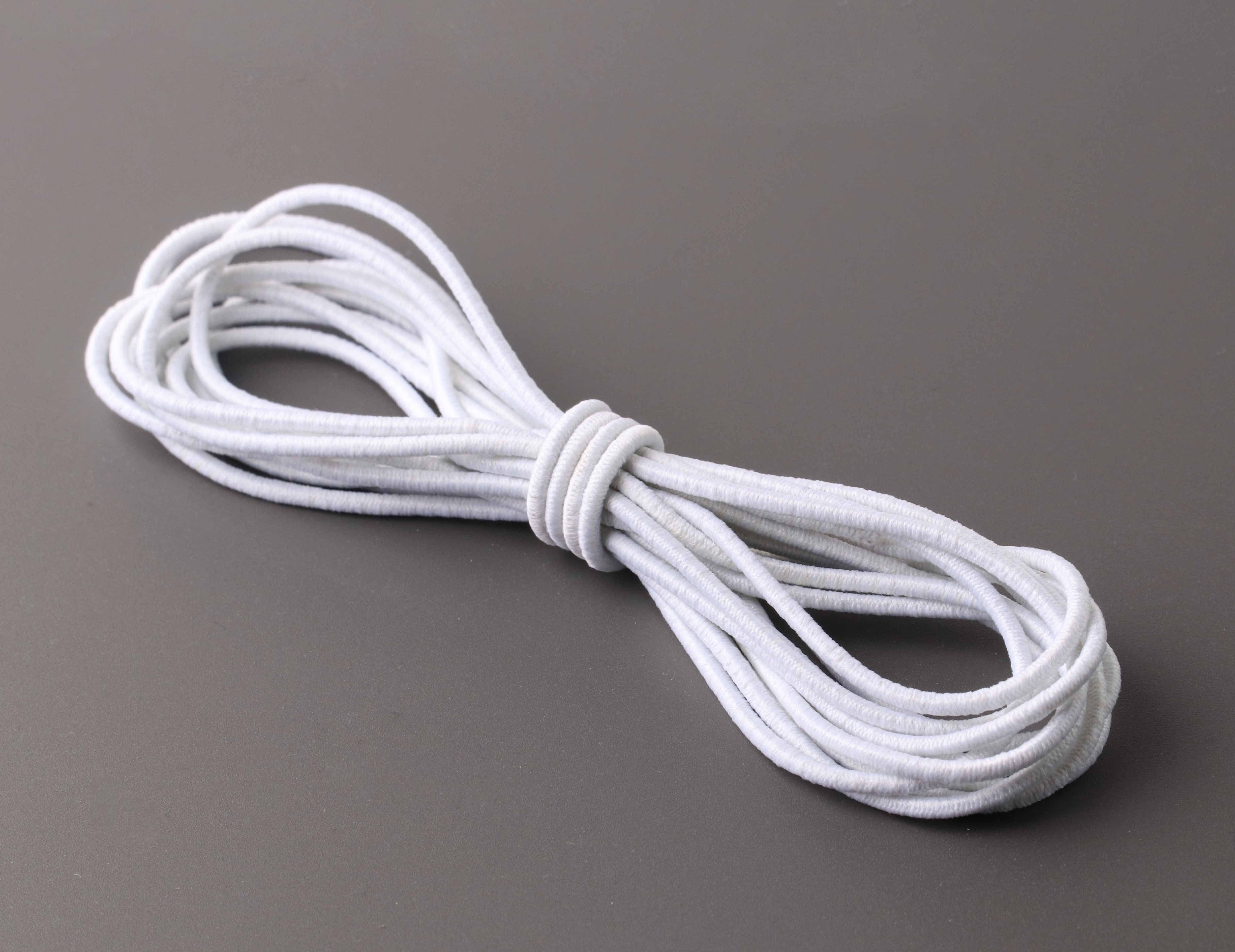 Wholesale] Polyester Elastic Cord 2mm (5/64) 50 Meters Roll