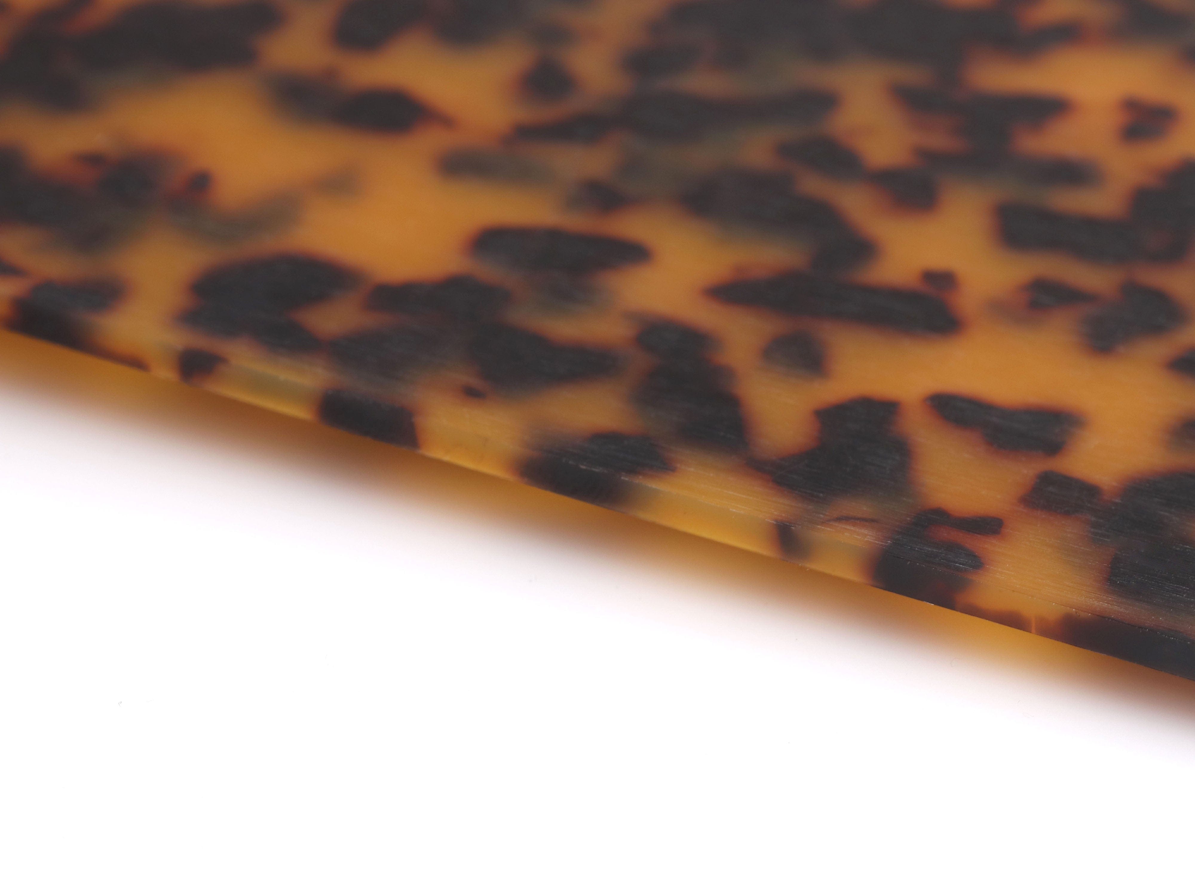 Tortoiseshell Sheet, 2 sizes, 2.5mm Thickness, Cellulose Acetate Sheet