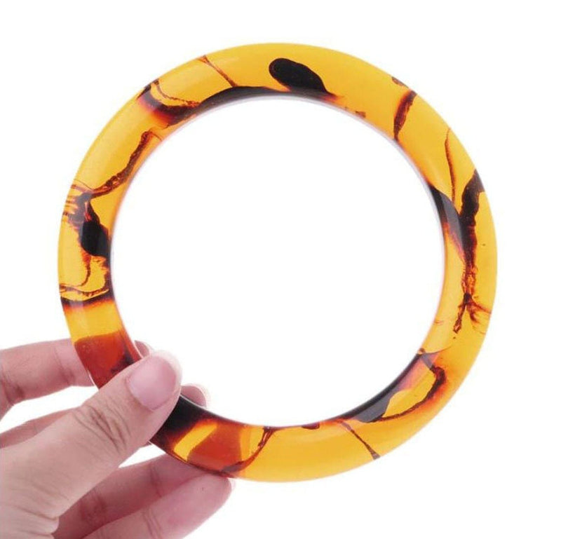 1 Tortoise Shell Purse Handles, 12cm, Amber Brown Tortoiseshell Ring,