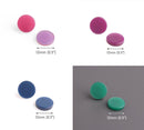 28 Resin Flatbacks in a Rainbow Chakra Set, DIY Stud Earring Kit, Craft Supply Cabochons, Cellulose Acetate, 12mm