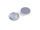 4 Wavy Cabochons in Stone Blue, High Dome, Small Fake Rocks for Mini Fairy Gardens and Zen Gardens, Resin, 20mm