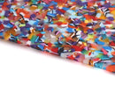 Rainbow Tortoise Shell Sheet, Cellulose Acetate Blanks, Laser Cutting Material, 2.5mm Thick, 19.6 x 8 Inch