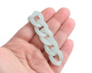 1ft Ethereal Acrylic Chain Links in Ocean Breeze with 3 Color Options, 23mm