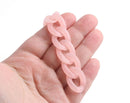 1ft Ethereal Acrylic Chain Links in Soft Pastels with 3 Color Options, 23mm