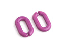 1ft Berry Purple Acrylic Chain Links, 31mm, Super Chunky, Oval Cable Chain