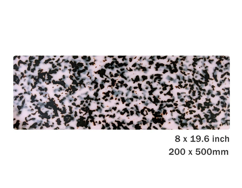 Ash Blonde Tortoise Shell Sheet, Black and White Pattern, Cellulose Ac