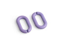 1ft Matte Dark Puple Chain Links, 26mm, Acrylic, Ultra Smooth, Paperclip Ovals