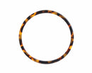 1 Tortoise Shell Ring, Craft Sewing Rings, Flat O Rings for Swimsuits, Bikini and Purse Hardware, Acetate Plastic, 2.9" Inch