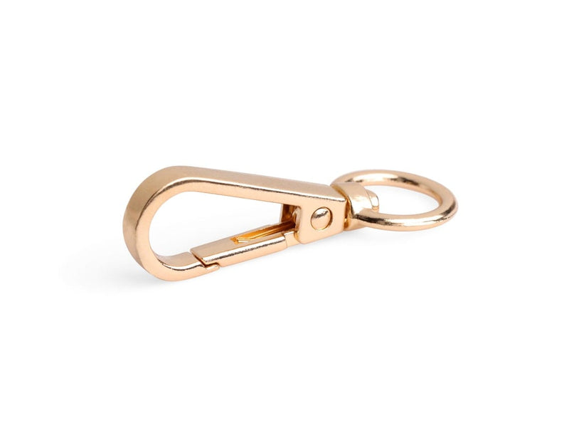Gold Snap Hook Japanese Style Brass Swivel Clasp Clip 10mm – Metal Field  Shop