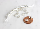 Silver Rondelle Bead 6mm (100pcs) Large Hole 2.5mm Heishi Bead Flat Round Ring 6x2mm Beads Metal Washer Tibetan Silver Spacer, BEAD002-06-MSP