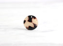 4 Blonde Tortoise Shell Circles 17mm, Plastic Disc Bead Marble, Acrylic Earring Blank Monogram, Tortoise Jewelry Supply Findings CN005-17-WT