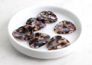 2 Large Petals Curved 31x28mm, Tortoise Acrylic Earring Blank, Marble Multicolor Flower Petal Big Triangle, Rose Petal Bead, FW004-31-KMC