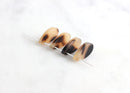 4 Blonde Tortoise Shell Teardrop Charm 7x14mm, Tiny Teardrop Beads Tortoiseshell Lucite Raindrop Bead Jewellery Making Supplies TD001-14-WT