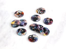 4 Rainbow Marble Discs, Plastic Laser Cut Acrylic Shapes, Tiny Dot Studs DIY, Flat Disc Studs Earrings Tortoise Shell Findings LAK019-15-DMC