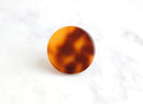 4 Red Tortoise Shell Earring Blanks for Monogramming, Planet Mars Jewelry Mars Color Shiny Discs Circles Marble Acrylic LAK008-25-FT
