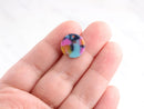 4 Tortoise Bead Charm 15mm, CN039-15-UPY