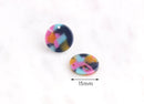 4 Tortoise Bead Charm 15mm, CN039-15-UPY
