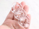 1ft Extra Large Clear Acrylic Chain Links, 40mm, For Chunky Necklaces and Bags