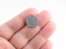 4 Plastic Circle Discs in Neutral Gray Tortoise Shell, Small Circle Stud Earring Supply, 15mm Discs, Blanks Acrylic Studs, CN128-15-GY02