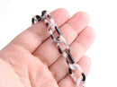 1ft Ash Blonde Tortoise Shell Chain, 19mm, Cellulose Acetate, Black and White, For DIY Crafts