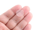 4 Clear Acrylic Circles, 15mm Disc, Transparent Acrylic Disc Clear, Lucite Charm, Acrylic Keychain, Acrylic Earring Blank Parts, CN135-15-CLR
