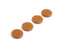 4 Gold Brown Cabochons, Acrylic Earring Parts, Cab 15mm Discs, Diy Stud Earring Blanks, Round Resin Blanks, Button Making, LAK036-15-BR03