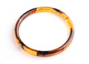 2 Acrylic Tortoise Shell Handbag Rings, 5 Inch Rings, Clutch Handle, Large Acrylic Purse Ring Connector, Rounded Edge Rings, RG073-120-AM01