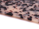 White Tortoise Shell Sheet, 19.6 x 8 Inch, 2.5mm Thick, Cellulose Acetate Sheets for Laser Cutting, Raw Material