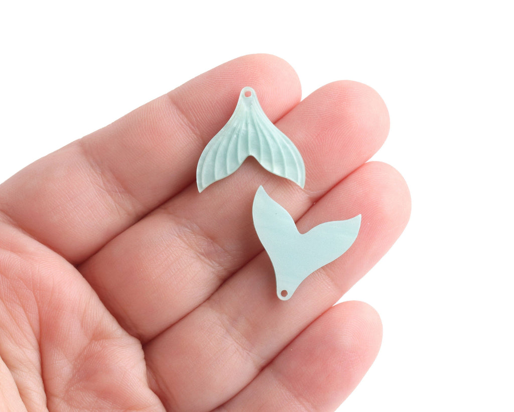 10PCS Mermaid Tail Acrylic Charms Drop Pendants Flatback Charms for 10PCS Mermaid Tail Acrylic Charms Drop Pendants Flatback Charms for