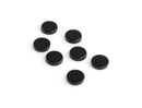 4 Small Round Blanks in Black, 10mm, Scrapbooking Embellishment, Circle Earring Stud Findings, Glue On Discs