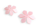2 Pink Pearl Lotus Flower Beads, Includes 1 Small and 1 Large, 1.5 Inch, Pearl Acrylic Flower Beads