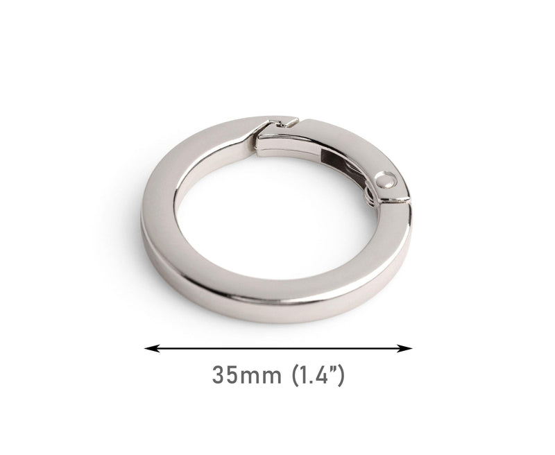 Wholesale High Quality Spring Metal Stainless Steel Key Chain Clip